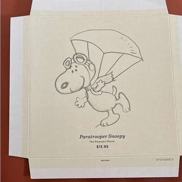 Peanuts 2016 Hallmark Display cardboard from ornament premiere/debut displays. - Picture 5 of 8